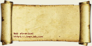 Mateja Debelnogić vizit kartica